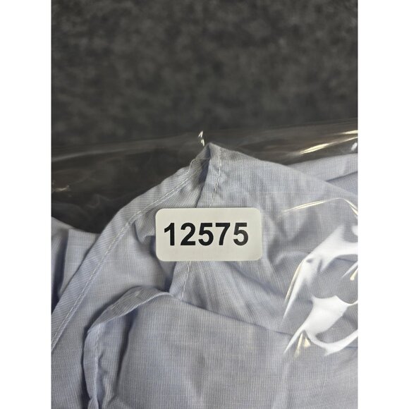 Vtg US Air Force Uniform Shirt Men 16.5x34 Blue Long Sleeve Rank Chevrons 90s - Picture 7 of 7